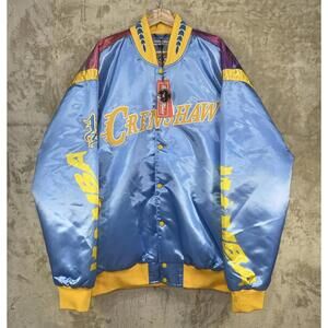 NWT Headgear Classics Crenshaw Mamba Mentality Blue Satin Bomber Jacket 5XL Kobe